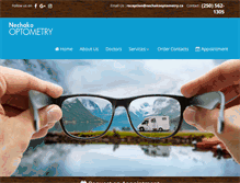 Tablet Screenshot of nechakooptometry.ca